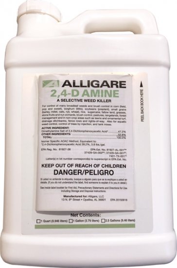 ALLIGARE 2,4-D AMINE Herbicide - 2.5 Gallon with Free Shipping! - Click Image to Close