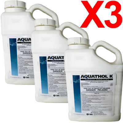 Aquathol K - Liquid 3 Gallon up to 3/4 Acre Coverage + Free Shipping - Click Image to Close