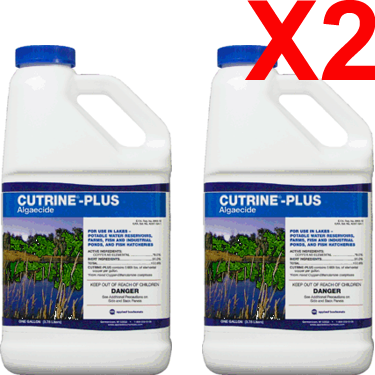 Cutrine Plus Liquid - 2 Gallons Treats up to 1 Acre +Free Ship! - Click Image to Close