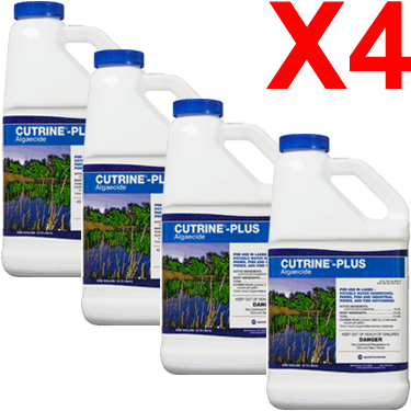 Cutrine Plus Algaecide 4 Gallon Kit Controls 2 Acres + Free Ship! - Click Image to Close