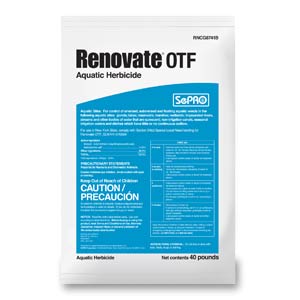 Renovate OTF Aquatic Herbicide - 40lbs Up To 1 Acre Control + Free Shipping - Click Image to Close