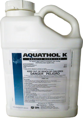 Aquathol K Liquid 1 Gallon.Up to 1/4 Acre Coverage + Free Shipping! - Click Image to Close