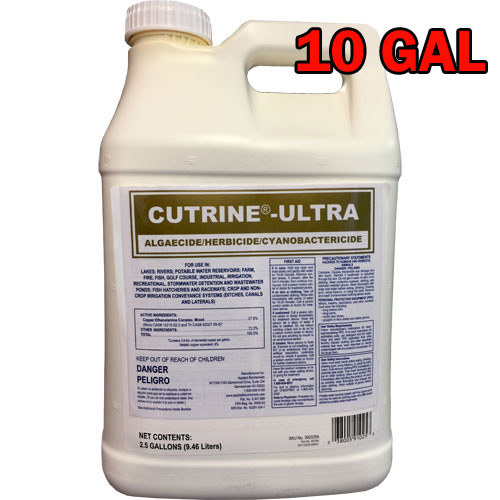 Cutrine Ultra Algaecide Herbicide - 10 Gallons + Free Shipping - Click Image to Close