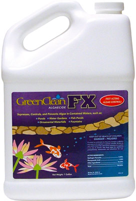 GreenClean®FX Liquid Algaecide 1 Gallon Algae Control+ Free Ship - Click Image to Close
