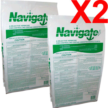 Navigate Granular Herbicide 2 X 50LB - COVERS 1 ACRE FREE SHIP! - Click Image to Close