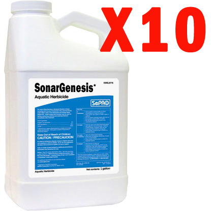 SONAR Genesis 10 Gallon MEGA-PACK Fluridone for Duckweed & Lake Weed Control + Free Shipping - Click Image to Close