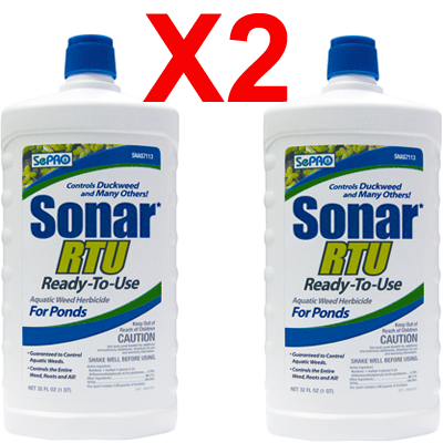 SONAR RTU 32oz (X2) Duckweed & Pond Weed Control - Ready to Pour + Free Ship - Click Image to Close