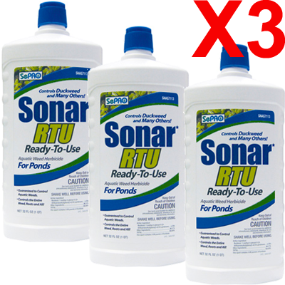 SONAR RTU 32oz (X3) Duckweed & Lake Weed Control - Ready to Pour + Free Ship - Click Image to Close