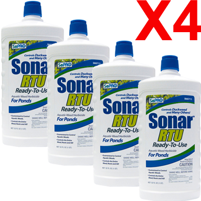 SONAR RTU 32oz (X4) Duckweed & Lake Weed Control - Ready to Pour + Free Ship - Click Image to Close