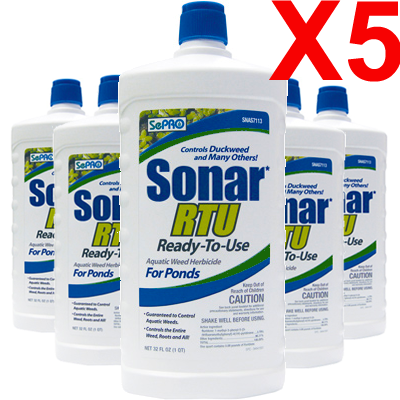 SONAR RTU 32oz (X5) Duckweed & Lake Wed Control - Ready to Pour + Free Ship - Click Image to Close