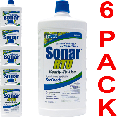 SONAR RTU 32oz (X6) Duckweed & Lake Weed Control - Ready to Pour + Free Ship - Click Image to Close