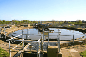 city sewer waste water treatment plant